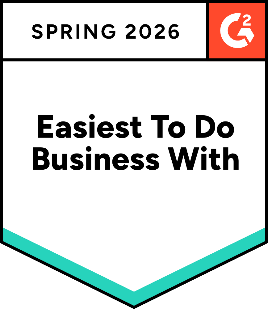G2 Easiest To Do Business With Spring 2026